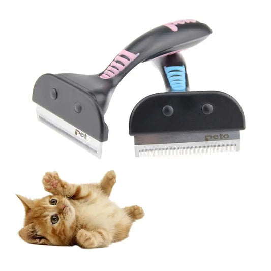 Brosse de toilettage en plastique en forme de rasoir pour chat Pour toi Mon chat
