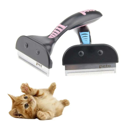 Brosse de toilettage en plastique en forme de rasoir pour chat Pour toi Mon chat