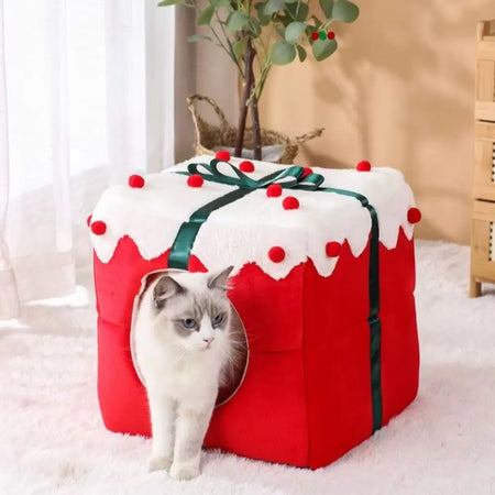 Cabane pour Chat Design Cadeau de Noel Pour toi Mon chat