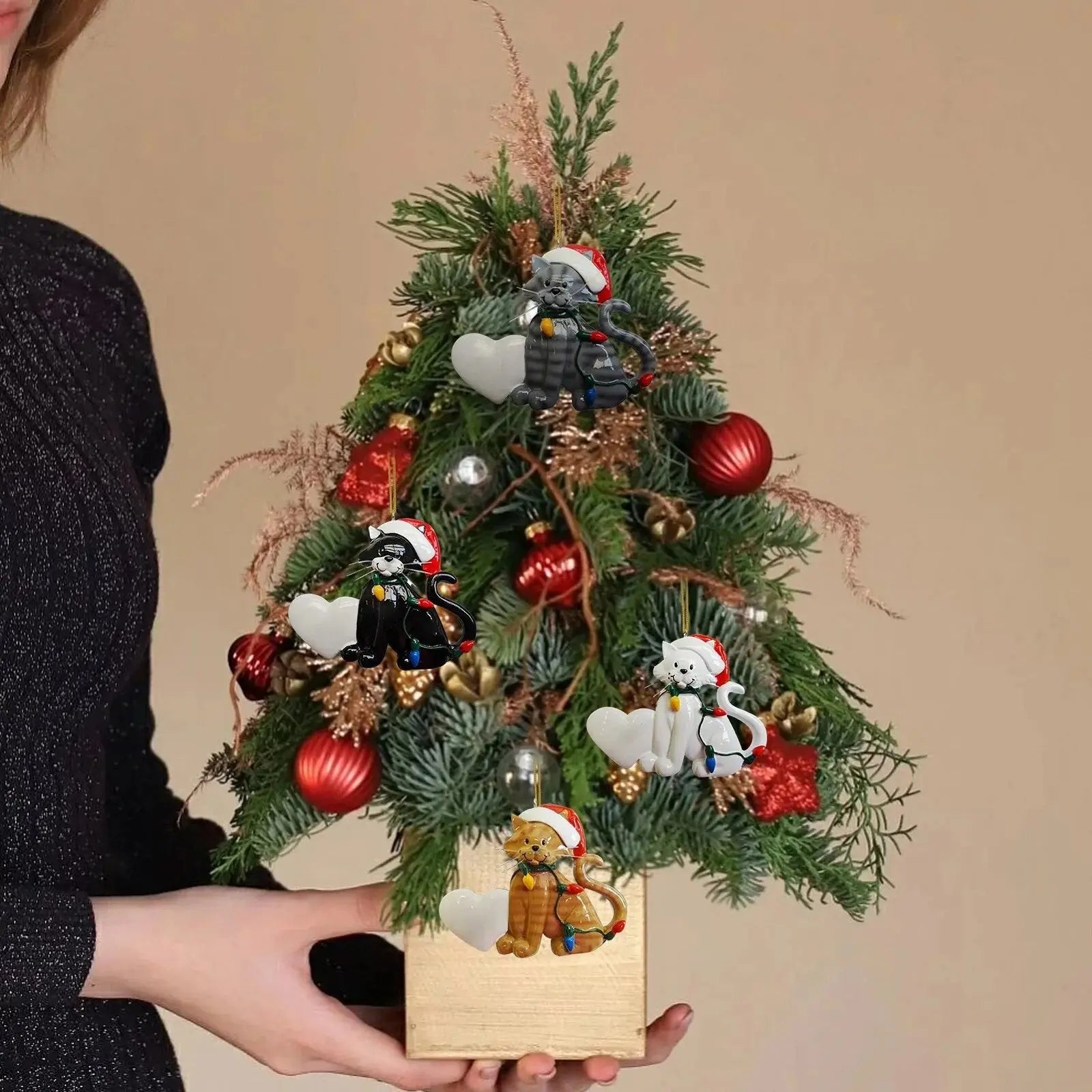 Cadeau Fan De Chat Chat À Suspendre Dans Le Sapin De Noël Pour toi Mon chat