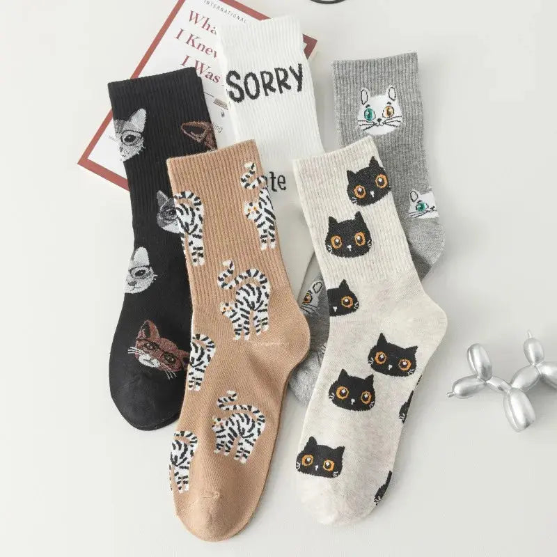 Cadeau Fan De Chat Chaussettes Chat Pour toi Mon chat