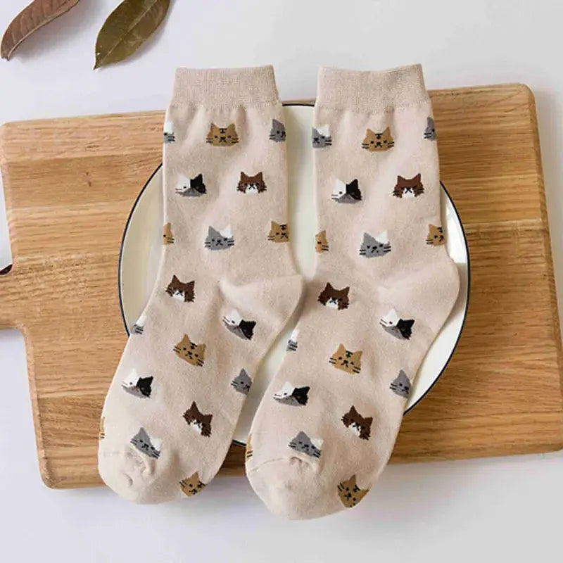Cadeau Fan De Chat Chaussettes Chaude En Coton Pour toi Mon chat