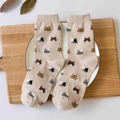 Cadeau Fan De Chat Chaussettes Chaude En Coton Pour toi Mon chat
