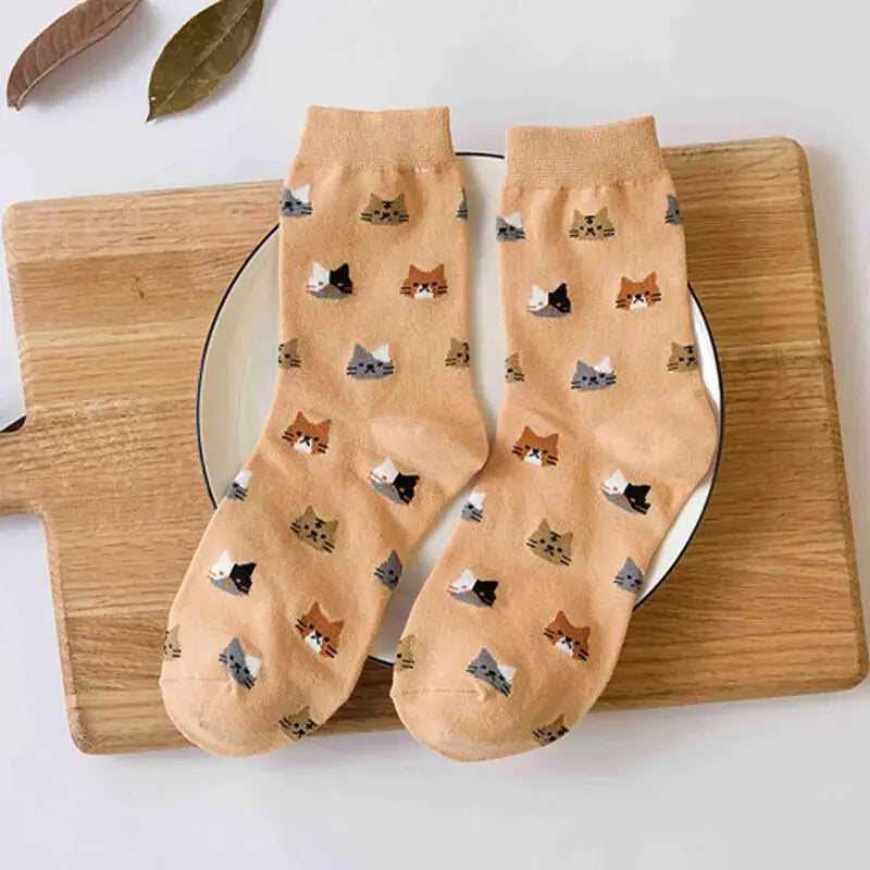 Cadeau Fan De Chat Chaussettes Chaude En Coton Pour toi Mon chat
