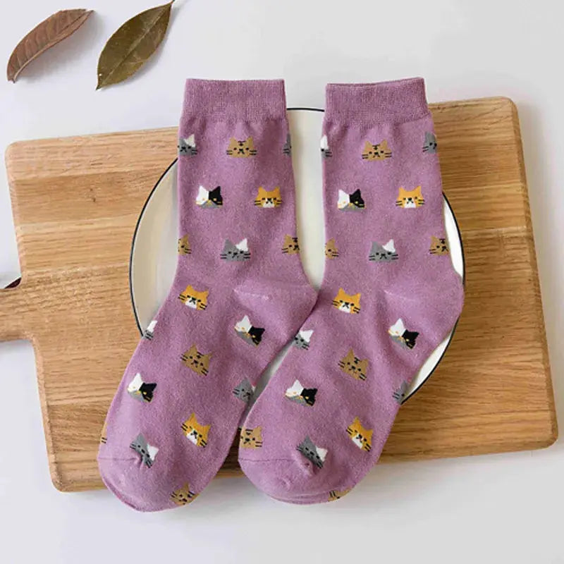 Cadeau Fan De Chat Chaussettes Chaude En Coton Pour toi Mon chat