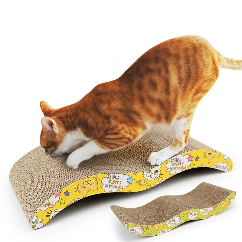 Cat Toys cat scraper sharpening claw cardboard corrugated board scratch-resistant cat scratch board Cat toy sofa cushion bed Pour toi Mon chat