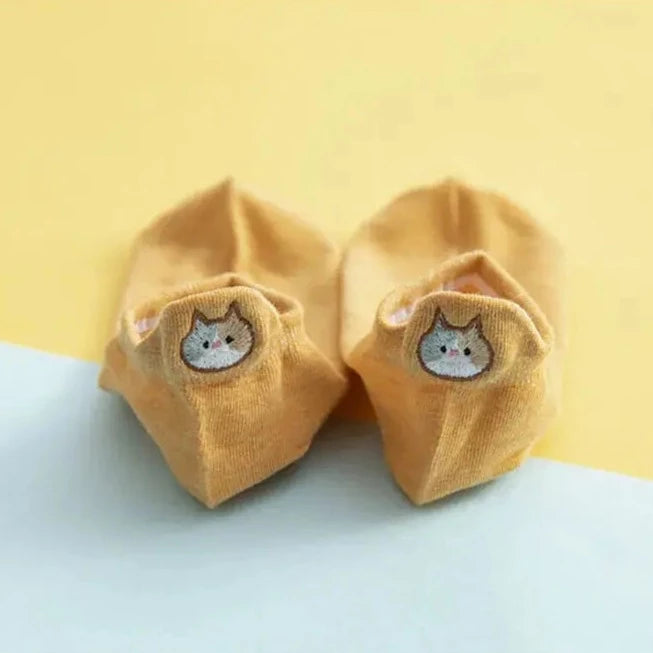 Chaussettes Avec Motif Chat Aux Talons Pour toi Mon chat