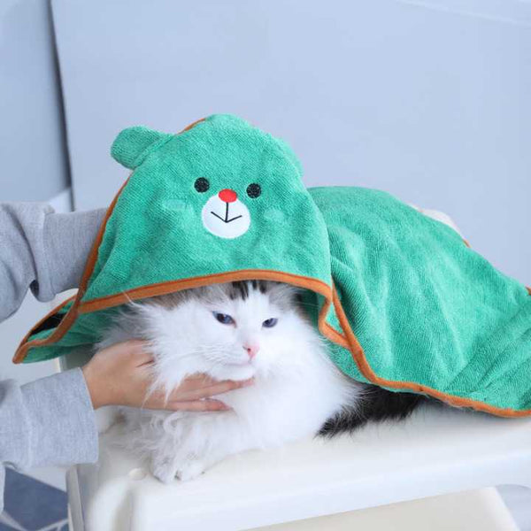 Serviette De Toilette à Suspendre En Forme De Chat - Motif Amusant, Absorbante Et à Séchage Rapide - Cadeau Idéal Pour Les Amoureux Des Chats