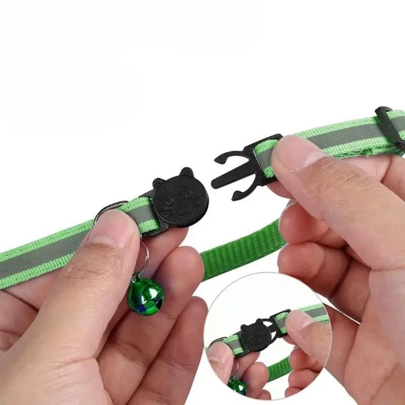 Collier Chat Anti Étranglement à Dégagement Rapide avec Emplacement pour Traqueur Pour toi Mon chat
