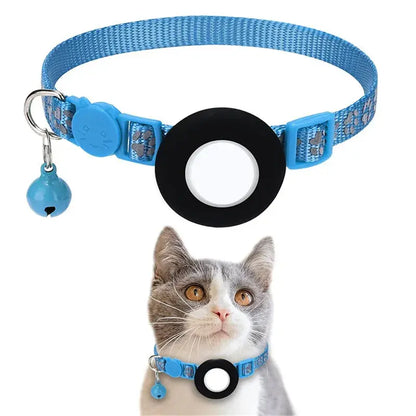 Collier Chat Anti Étranglement à Dégagement Rapide avec Emplacement pour Traqueur Pour toi Mon chat