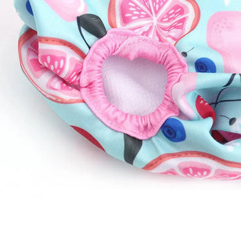 Couche pour Chat Style Short Imperméable avec des Fruits