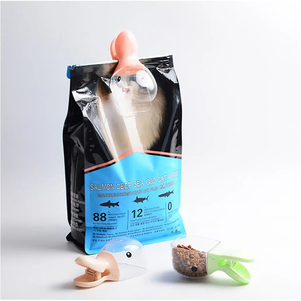 Cuillère à bec de canard en plastique pour chat Pour toi Mon chat