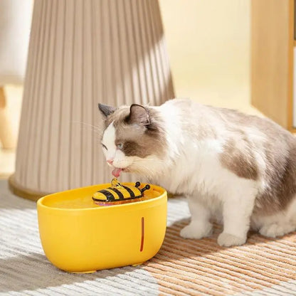 Distributeur Eau Chat Électrique Filtrant et Silencieux