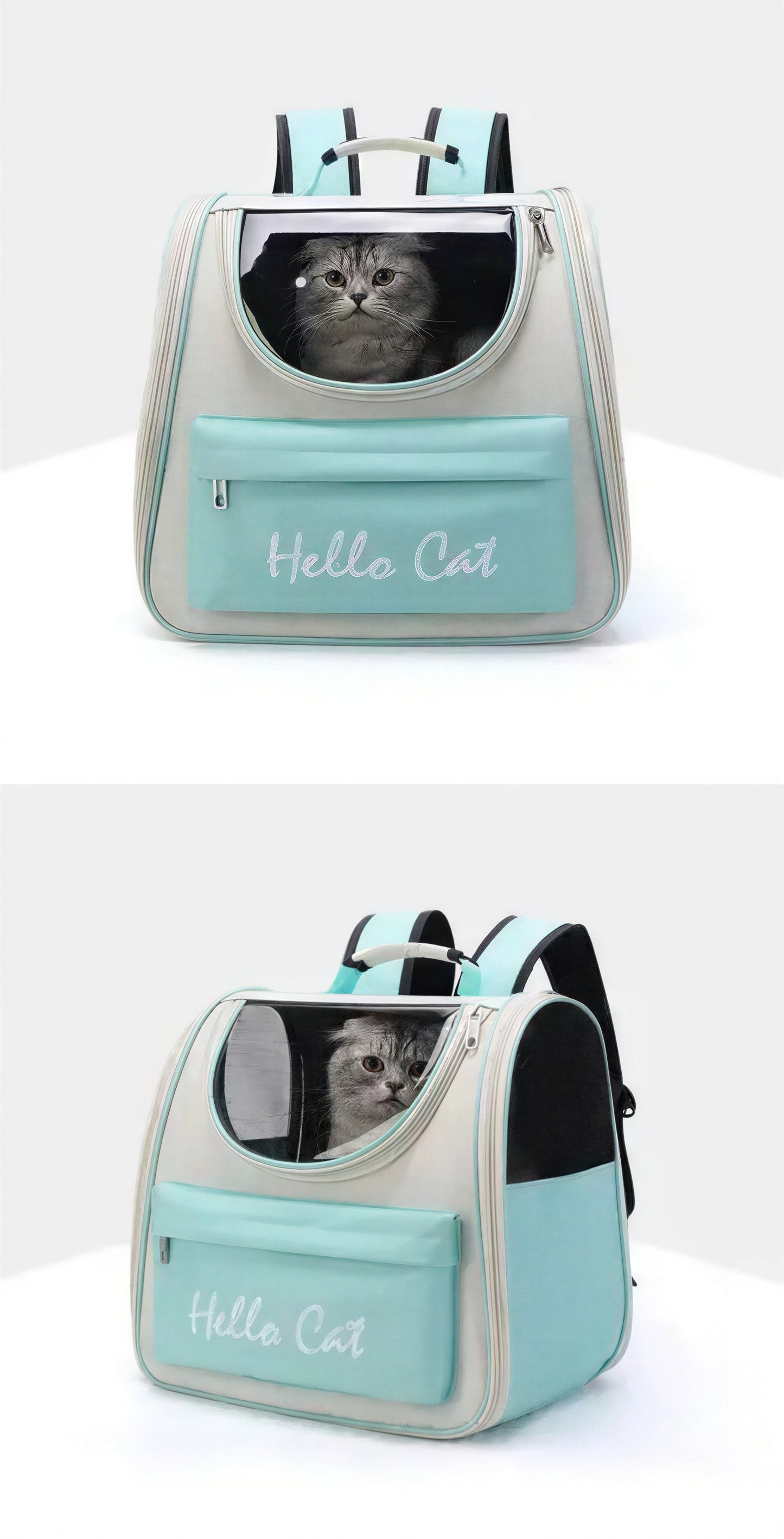Sac à dos de transport respirant pour chat Pour toi Mon chat