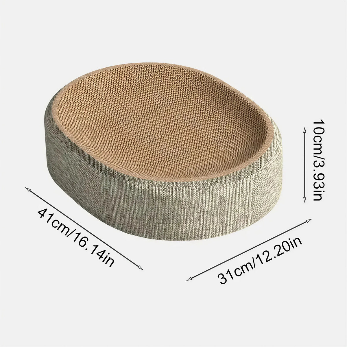 Griffoir Chat Rond en Sisal Tressé Pour toi Mon chat