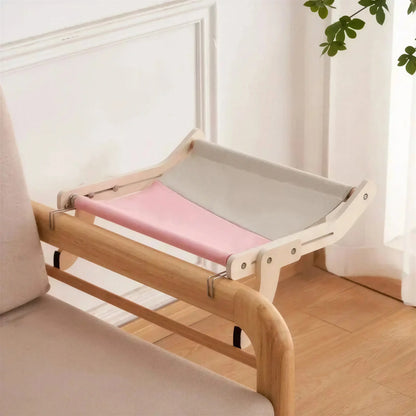 Hamac de Lit pour Chat à Fixation Bois Pour toi Mon chat