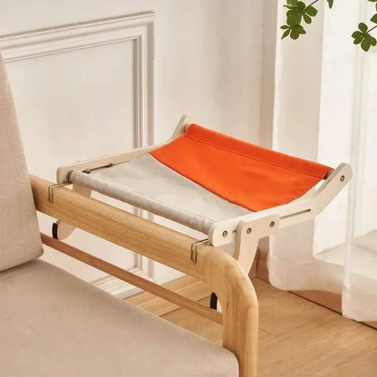 Hamac de Lit pour Chat à Fixation Bois Pour toi Mon chat