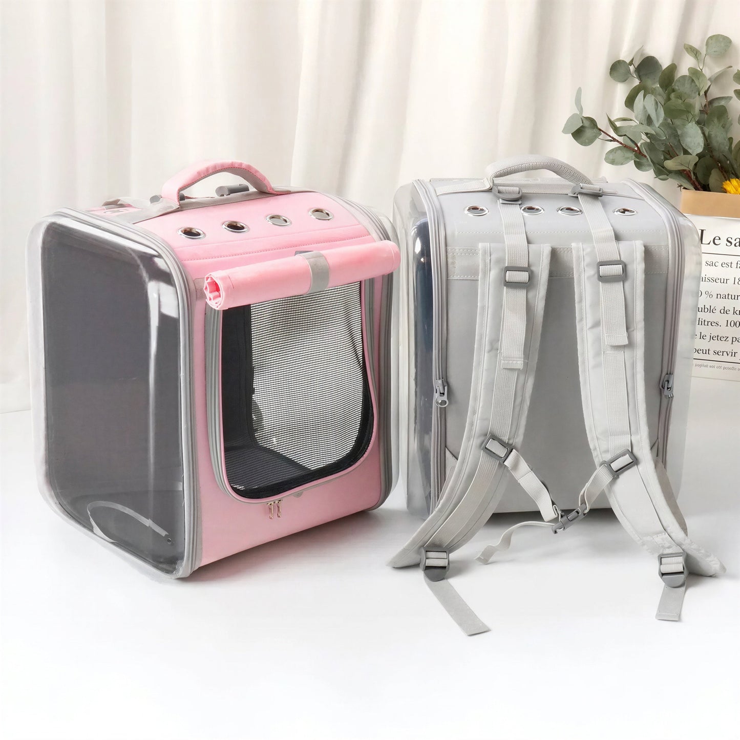 Sac à dos pour chat portable et respirant Pour toi Mon chat