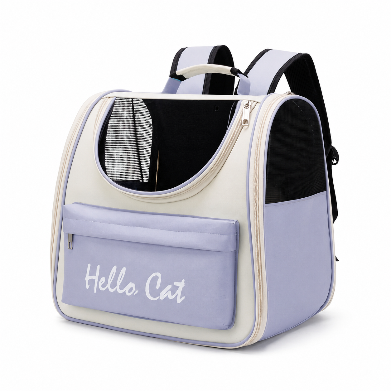 Sac de transport respirant pour chat Pour toi Mon chat