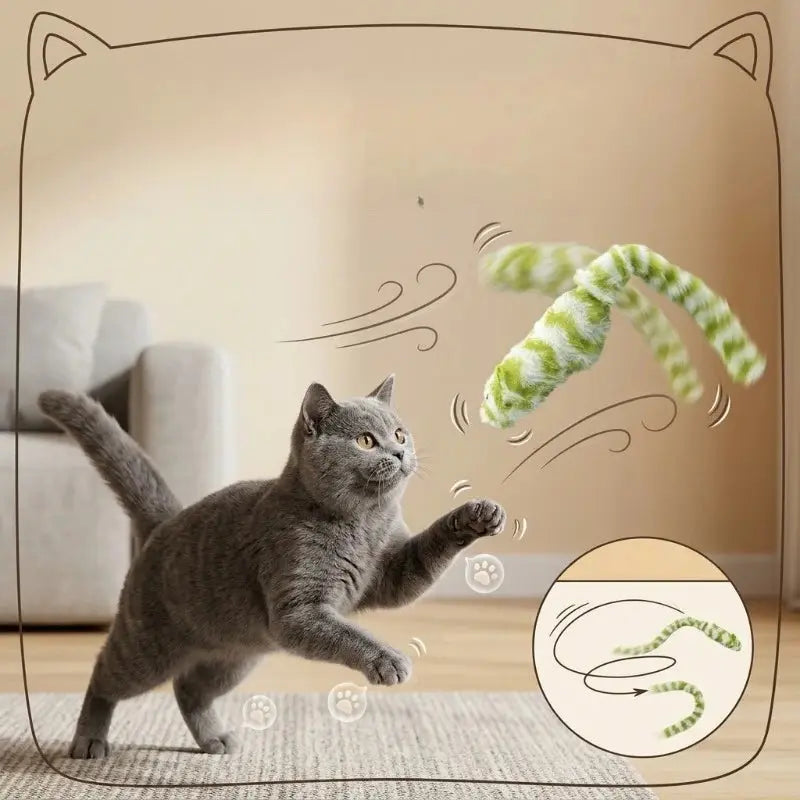 Interactive Plush Mouse Cat Toy Squeaky Imitation Mice Bite Resistant Kitten Toy Self-Entertainment Game Cat Toy Supplies Pour toi Mon chat