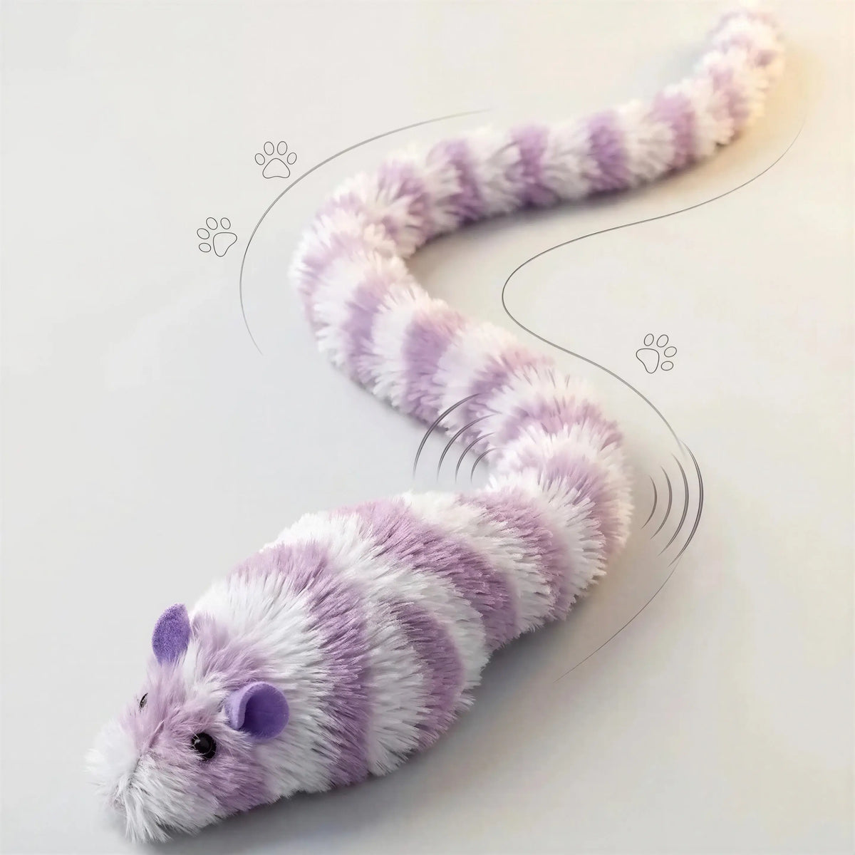 Jouet Souris en Peluche Interactive pour Chat Pour toi Mon chat