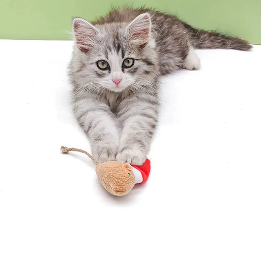 Jouet pour Chat Souris de Noel Pour toi Mon chat