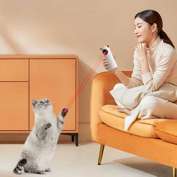 Jouet rotatif laser à LED infrarouge à trois modes pour chat Pour toi Mon chat