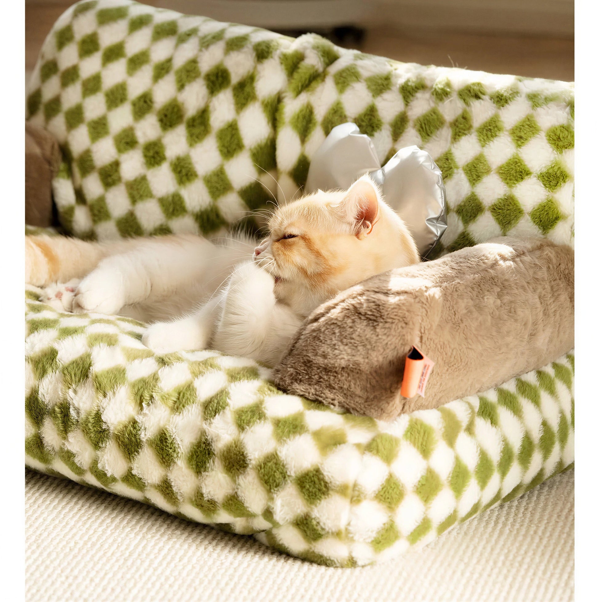 Canapé-lit vintage confortable pour chat Pour toi Mon chat