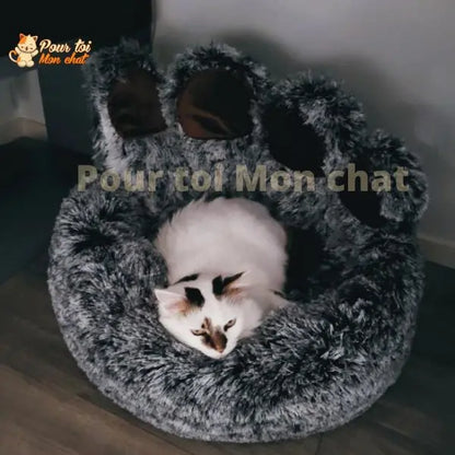 LIT À GRIFFES D’OURS POUR CHAT - TEDDYCAT™ Pour toi Mon chat