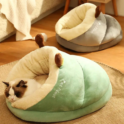 Lit Pour Chat En Forme De Chausson Avec Des Bois De Renne Pour toi Mon chat