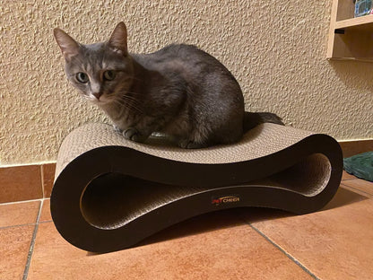 Lit à gratter pour chat en carton ondulé Pour toi Mon chat