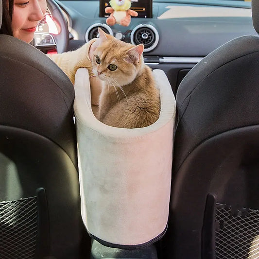 Lit de voiture pliable et confortable en peluche pour chat Pour toi Mon chat