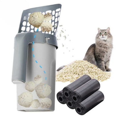 Lot de dix sacs-poubelle à litière pour chat Pour toi Mon chat