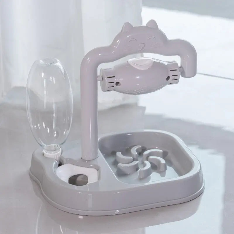 Mangeoire amusante et anti étouffement pour chat Pour toi Mon chat