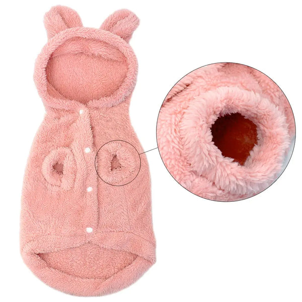 Combinaison Pilote Bébé Avec Capuche à Oreilles De Lapin - Manteau Chaud épais - Pour Nourrisson, Séance Photo, Sortie Hiver