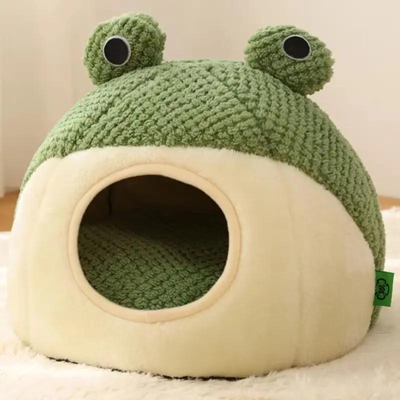 Niche pour Chat Forme de Grenouille Pour toi Mon chat
