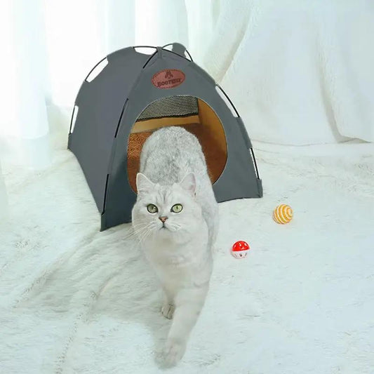 Niche pour Chat au Design de Tente Pour toi Mon chat