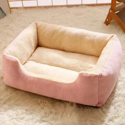 Panier Chat Rectangulaire Molleton Bord Haut Pour toi Mon chat