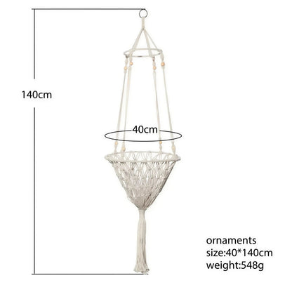 Panier Suspendu Macramé pour Chat Pour toi Mon chat