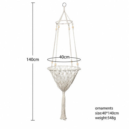 Panier Suspendu Macramé pour Chat Pour toi Mon chat