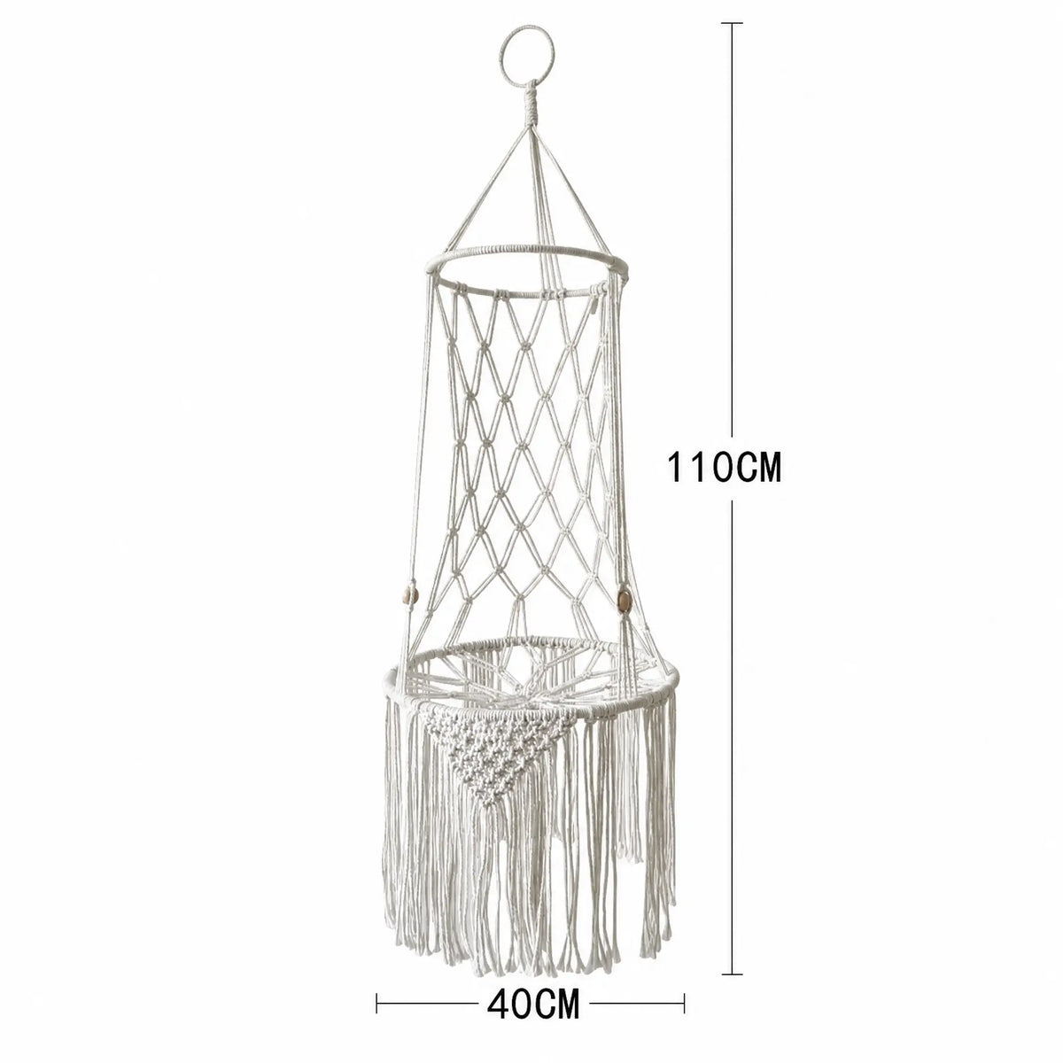Panier Suspendu Macramé pour Chat Pour toi Mon chat