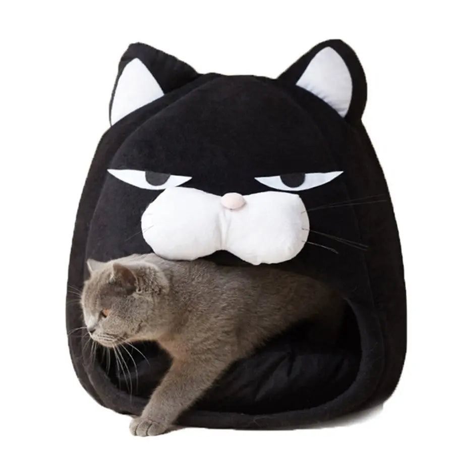 Panier grotte confortable pour chat Pour toi Mon chat
