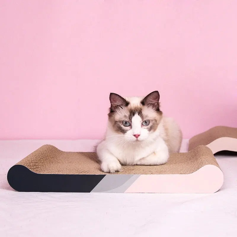Planche à gratter en papier ondulé résistant à l'usure pour chat Pour toi Mon chat