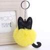 Porte-clés mignon en forme de chat avec boule de fourrure Pour toi Mon chat