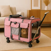 Poussette Chat Style Valise Respirante et Pliable Pour toi Mon chat