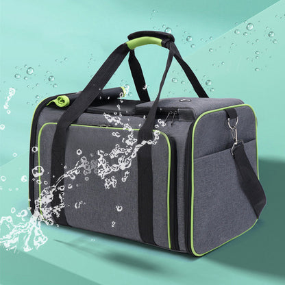 Sac de transport pliable et respirant en tissu oxford pour chat Pour toi Mon chat