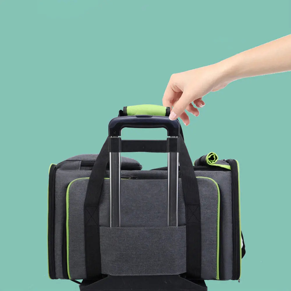 Sac de transport pliable et respirant en tissu oxford pour chat Pour toi Mon chat