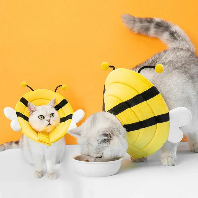 "Soft Elizabeth Recovery Collar for Cats Dogs - Anti-Lick Bite Protection Cone Adjustable Pet Post-Surgery Neck Cover Wholesale Pour toi Mon chat