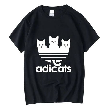 T-shirt col rond avec trois chatons pour homme Pour toi Mon chat