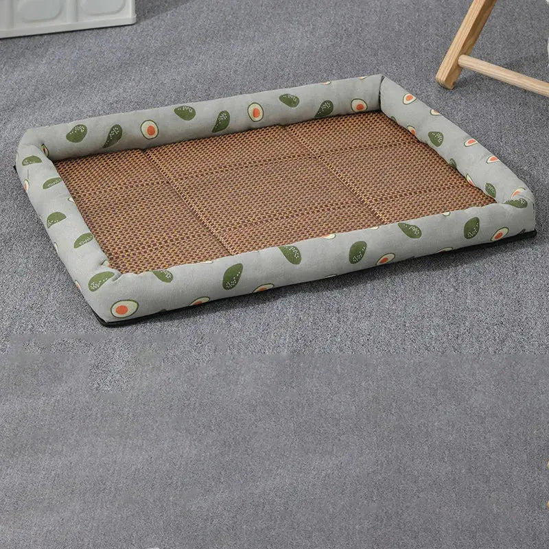 Tapis Rafraichissant Chat En Rotin Respirant Pour toi Mon chat